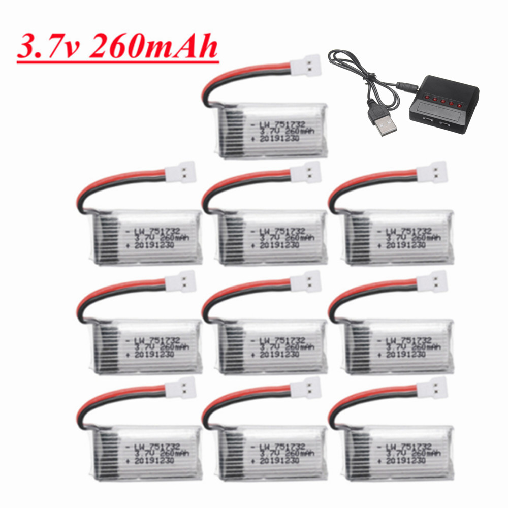 H8 H36 Batterij 3.7V 260Mah Li - Eachine Drone E010 recensie en prijs