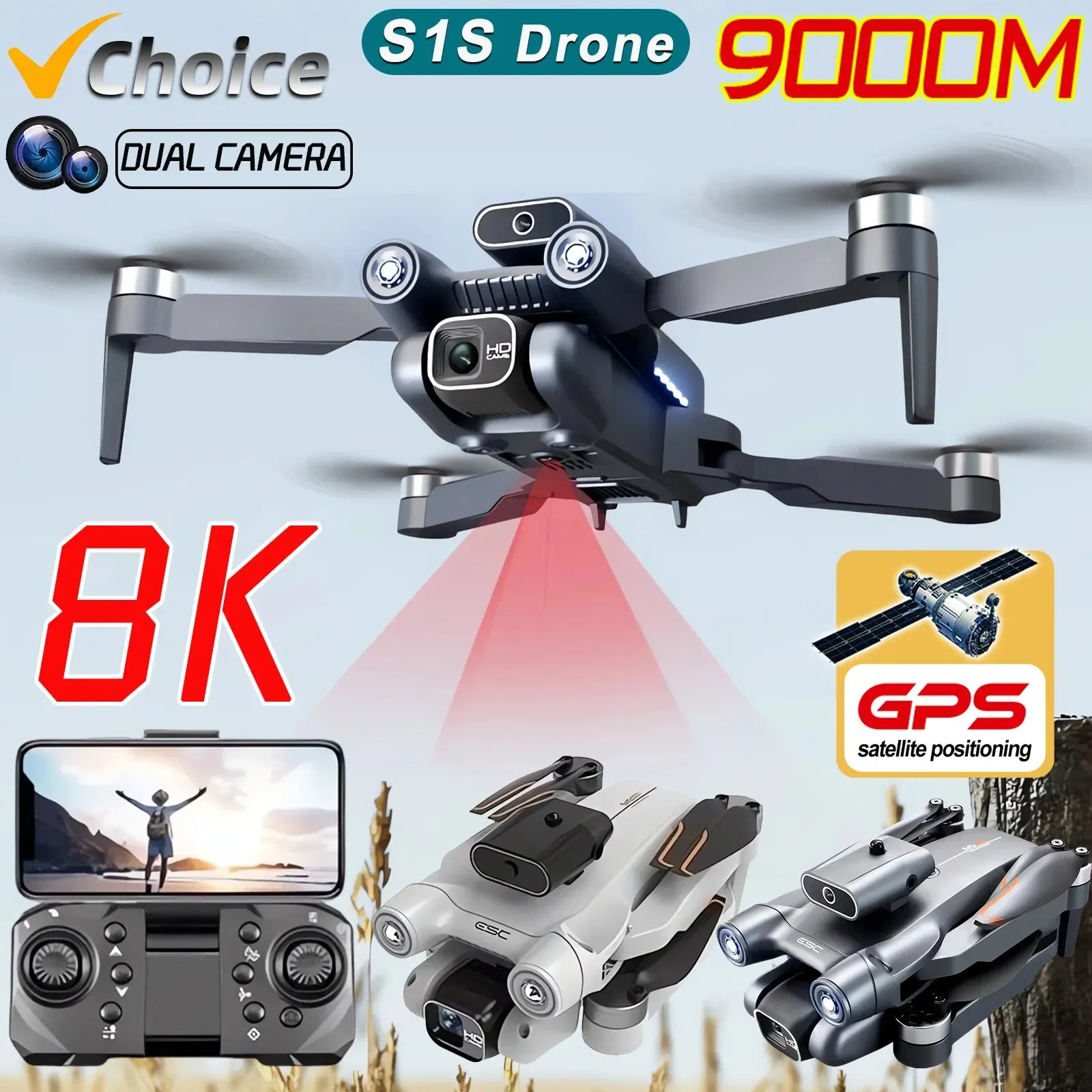 Nieuwe S 1S 5G Gps Drone Camer - Drone Gps Module recensie en prijs
