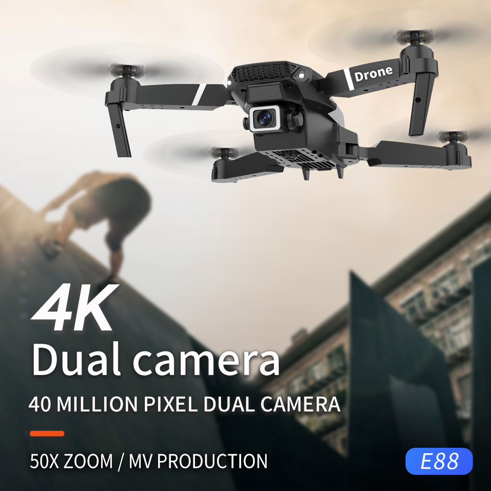 Draagbare E88 PRO Drone met op - Eachine Drone E58 recensie en prijs