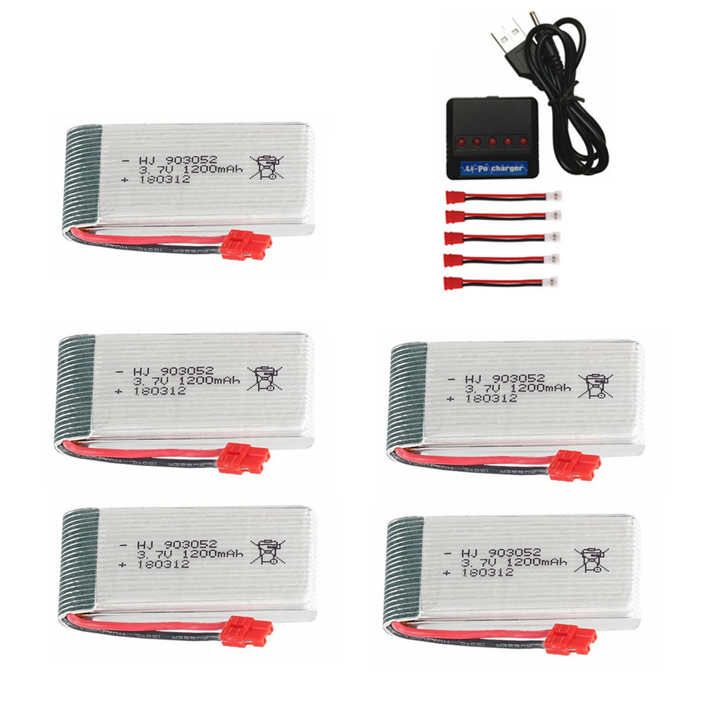 3.7 V 1200 mAh 903052 lipo bat - Drone Charger recensie en prijs
