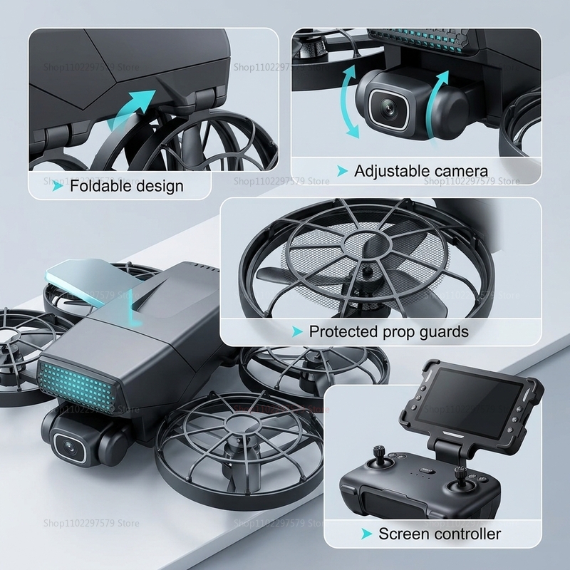 Nieuwe Drones M8 GPS 8K Profes - Drone Gps Module recensie en prijs